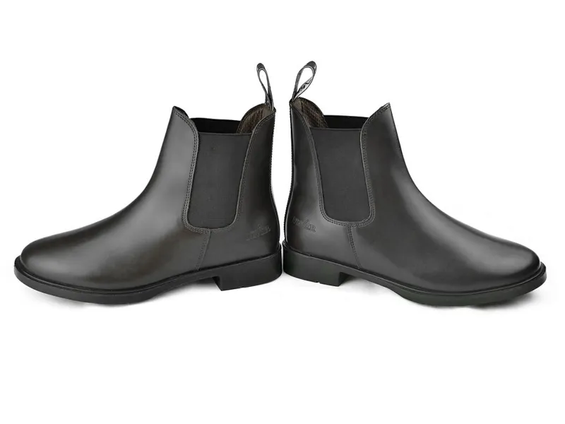 Dever Rio Leather Jodphur Boots Black-2